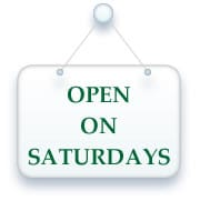 open on saturdays