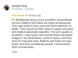 Comment from Carolyn